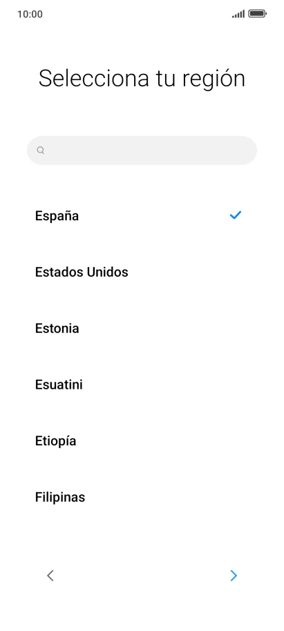 Pulsa el país o el área deseados. Pulsa el país o el área deseados.