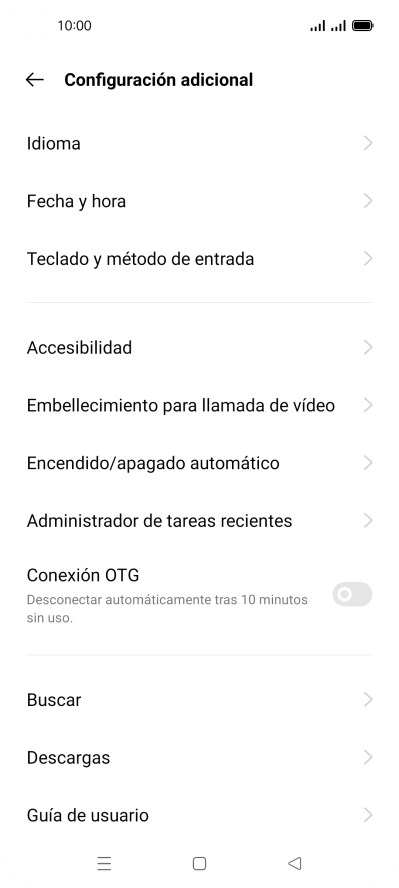 Pulsa Fecha y hora. Pulsa Fecha y hora.