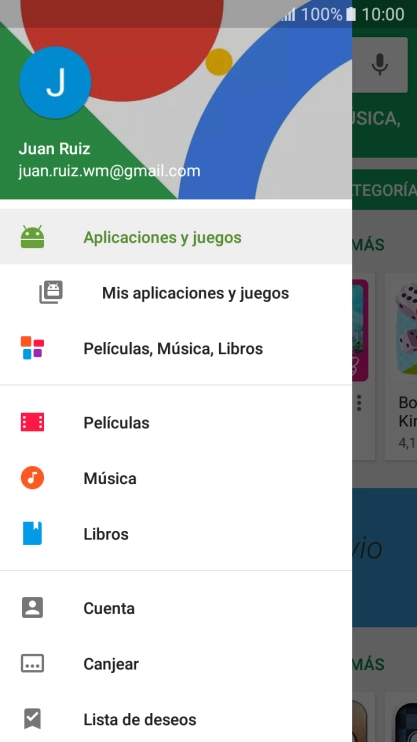 Pulsa Mis aplicaciones y juegos. Pulsa Mis aplicaciones y juegos.