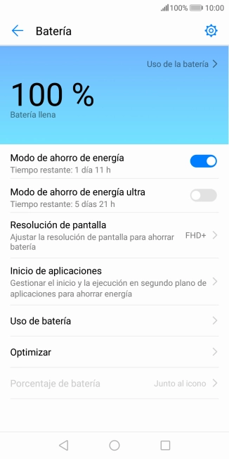 Pulsa la tecla de inicio para terminar y regresar a la pantalla de inicio.