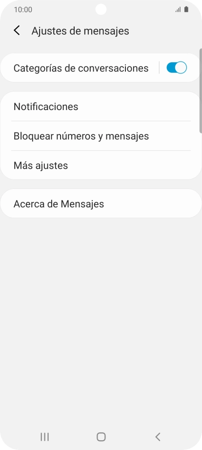 Pulsa Más ajustes. Pulsa Más ajustes.