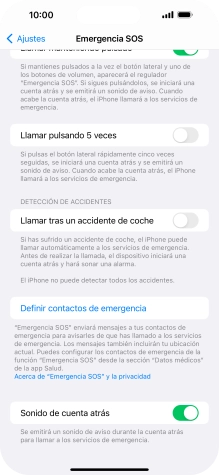 Pulsa el indicador junto a Pulsa el indicador junto a