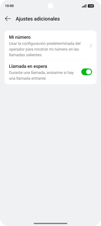 Pulsa el indicador junto a 