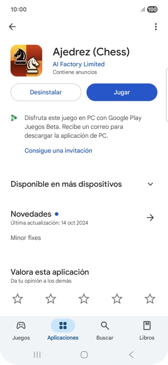 Pulsa Desinstalar. Pulsa Desinstalar.