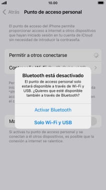 Si la función de wifi está activada, pulsa Solo Wi-Fi y USB. Si la función de wifi está activada, pulsa Solo Wi-Fi y USB.
