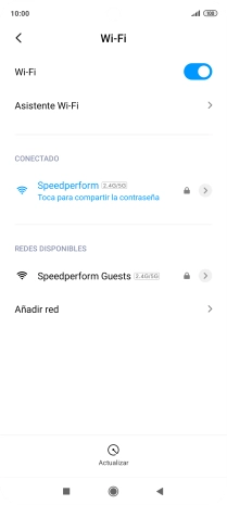 Pulsa la tecla de inicio para terminar y regresar a la pantalla de inicio.