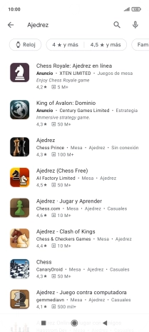 Pulsa la app deseada. Pulsa la app deseada.