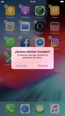 Pulsa Eliminar. Pulsa Eliminar.