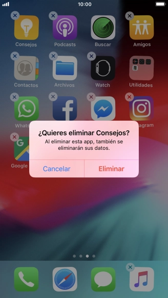Pulsa Eliminar. Pulsa Eliminar.