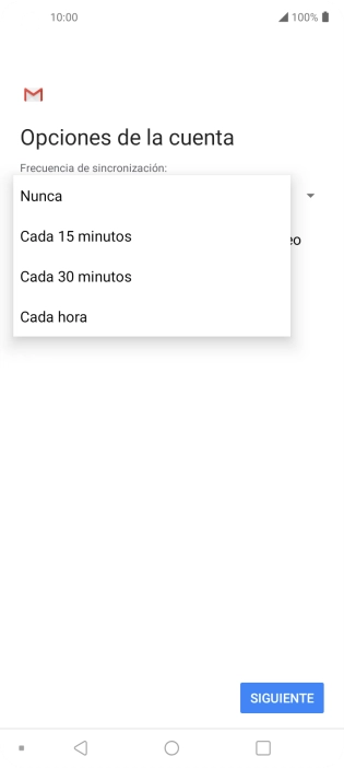 Pulsa el ajuste deseado. Pulsa el ajuste deseado.