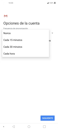 Pulsa el ajuste deseado. Pulsa el ajuste deseado.