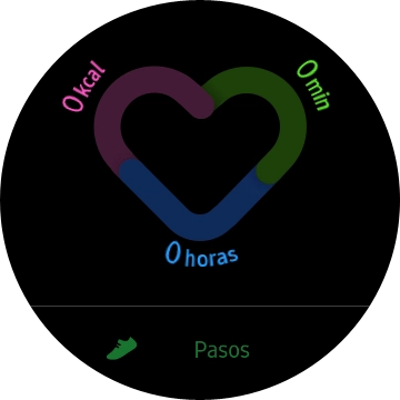 Pulsa el icono de podómetro. Pulsa el icono de podómetro.
