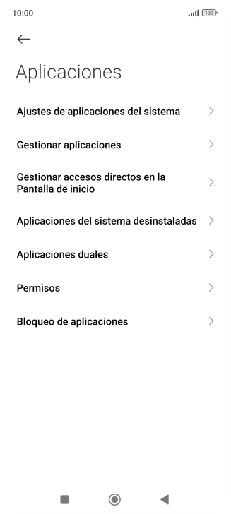 Pulsa Gestionar aplicaciones.