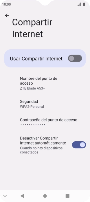 Pulsa Nombre del punto de acceso. Pulsa Nombre del punto de acceso.