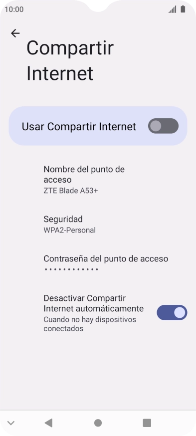 Pulsa Nombre del punto de acceso. Pulsa Nombre del punto de acceso.