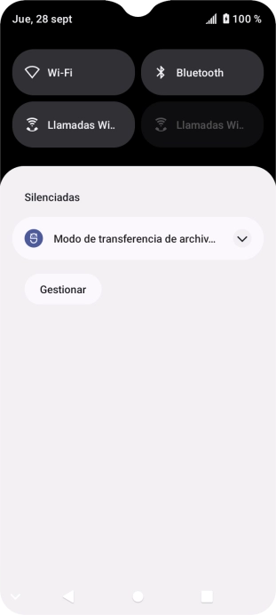 Pulsa el icono de Android. Pulsa el icono de Android.