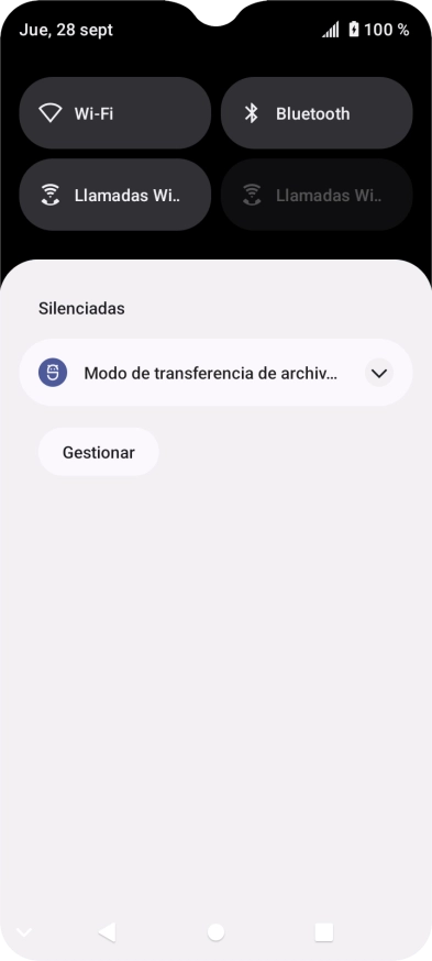 Pulsa el icono de Android. Pulsa el icono de Android.
