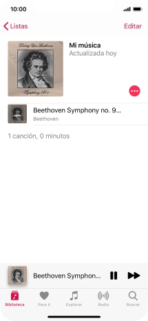 Pulsa el título de la canción. Pulsa el título de la canción.
