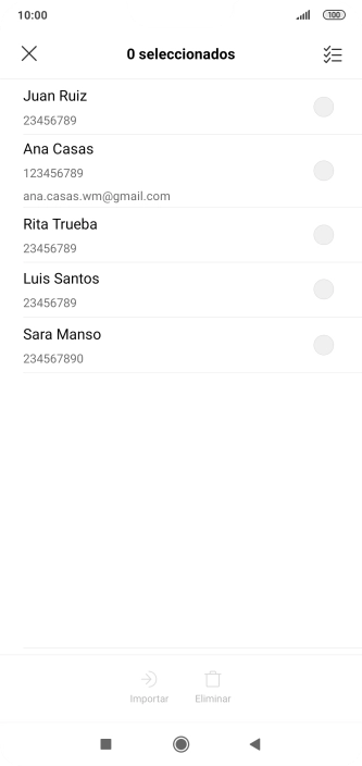 Pulsa el icono de seleccionar todo. Pulsa el icono de seleccionar todo.