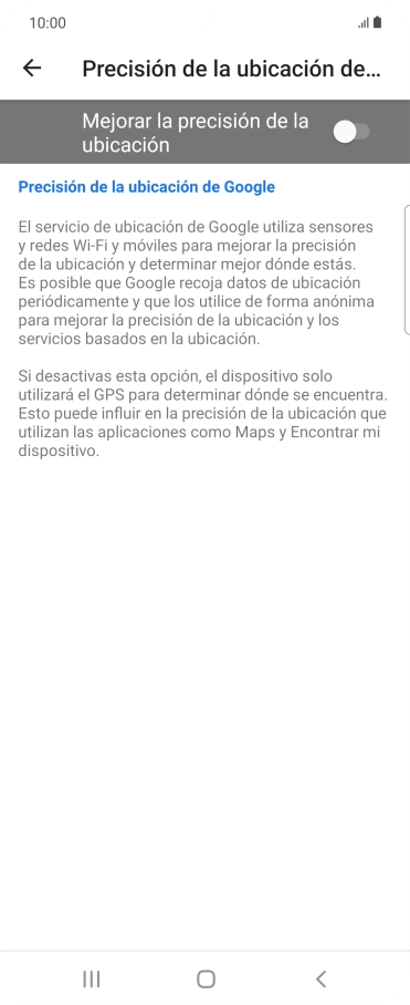 Pulsa el indicador junto a Pulsa el indicador junto a