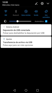 Pulsa el icono de modo de sonido las veces que sean necesarias para activar o desactivar el modo silencioso.