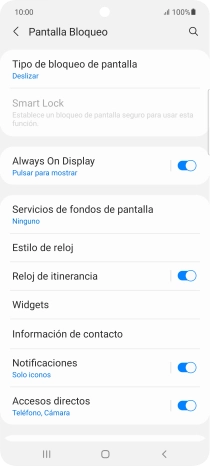 Pulsa Tipo de bloqueo de pantalla. Pulsa Tipo de bloqueo de pantalla.