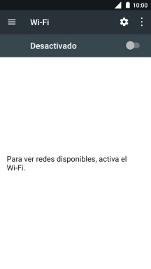 Pulsa el indicador para activar la función.