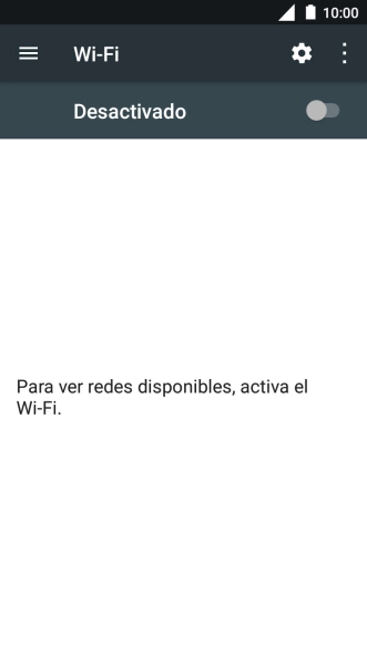 Pulsa el indicador para activar la función.