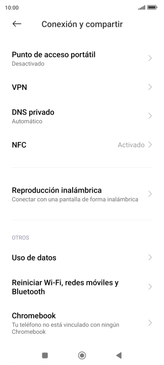 Pulsa Reiniciar Wi-Fi, redes móviles y Bluetooth. Pulsa Reiniciar Wi-Fi, redes móviles y Bluetooth.