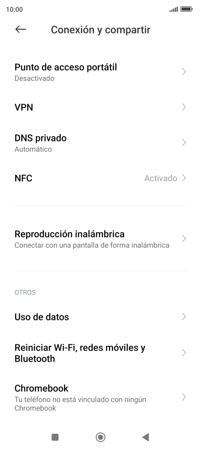 Pulsa Reiniciar Wi-Fi, redes móviles y Bluetooth. Pulsa Reiniciar Wi-Fi, redes móviles y Bluetooth.