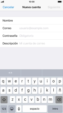Pulsa Correo e introduce tu dirección de correo electrónico. Pulsa Correo e introduce tu dirección de correo electrónico.