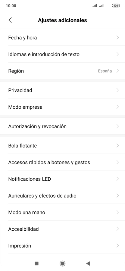 Pulsa Fecha y hora. Pulsa Fecha y hora.