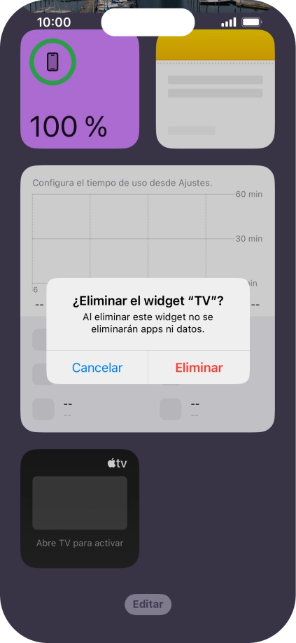 Pulsa Eliminar.
