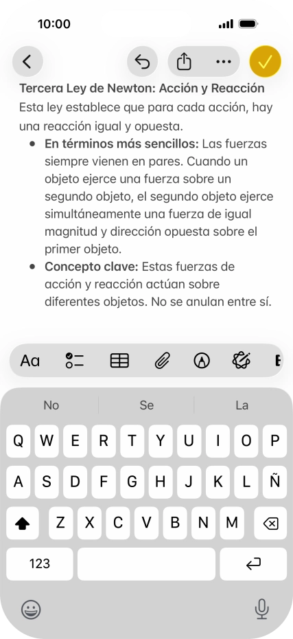 Pulsa el icono de Apple Intelligence. Pulsa el icono de Apple Intelligence.