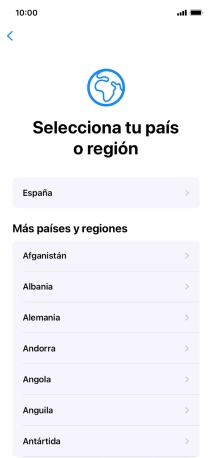 Pulsa el país o el área deseados. Pulsa el país o el área deseados.