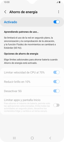 Pulsa la tecla de inicio para terminar y regresar a la pantalla de inicio. Pulsa la tecla de inicio para terminar y regresar a la pantalla de inicio.