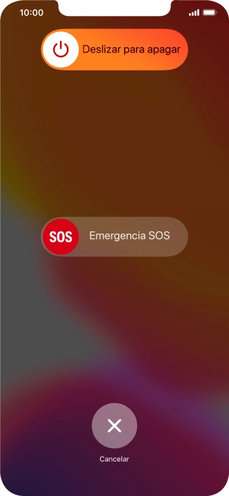 Pulsa el icono de apagar y arrástralo hacia la derecha. Pulsa el icono de apagar y arrástralo hacia la derecha.