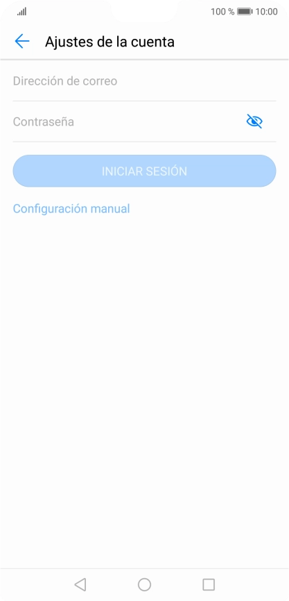 Pulsa Dirección de correo e introduce tu dirección de correo electrónico. Pulsa Dirección de correo e introduce tu dirección de correo electrónico.