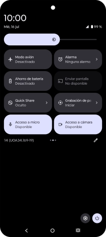 Pulsa el icono de modo de ahorro de energía para activar o desactivar la función. Pulsa el icono de modo de ahorro de energía para activar o desactivar la función.