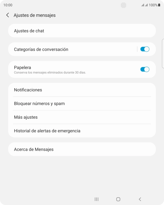 Pulsa Más ajustes. Pulsa Más ajustes.