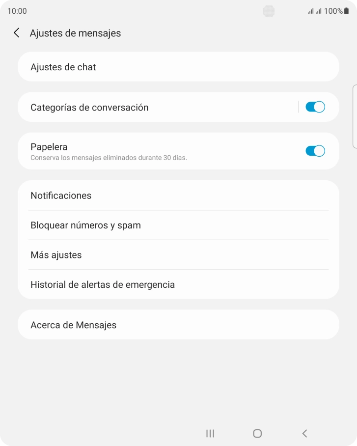 Pulsa Más ajustes. Pulsa Más ajustes.