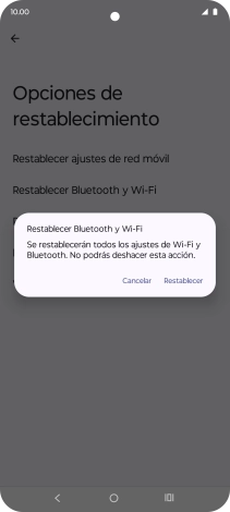 Pulsa Restablecer. Pulsa Restablecer.