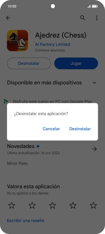 Pulsa Desinstalar. Pulsa Desinstalar.