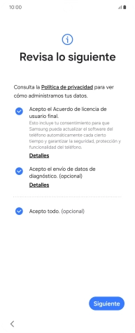 Pulsa Siguiente. Pulsa Siguiente.