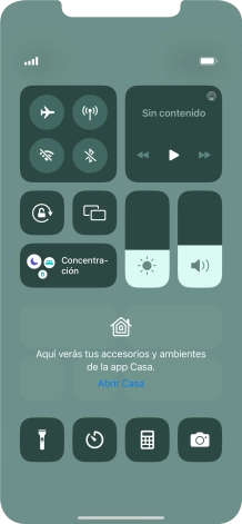 Pulsa el icono de modo de avión para activar o desactivar la función. Pulsa el icono de modo de avión para activar o desactivar la función.