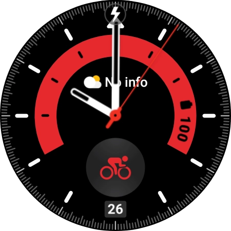 Cuando el icono de carga de batería aparece en la pantalla, el smartwatch se está cargando. Cuando el icono de carga de batería aparece en la pantalla, el smartwatch se está cargando.