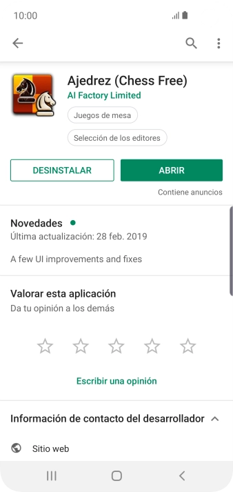 Pulsa DESINSTALAR. Pulsa DESINSTALAR.