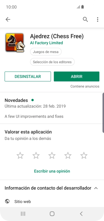 Pulsa DESINSTALAR. Pulsa DESINSTALAR.