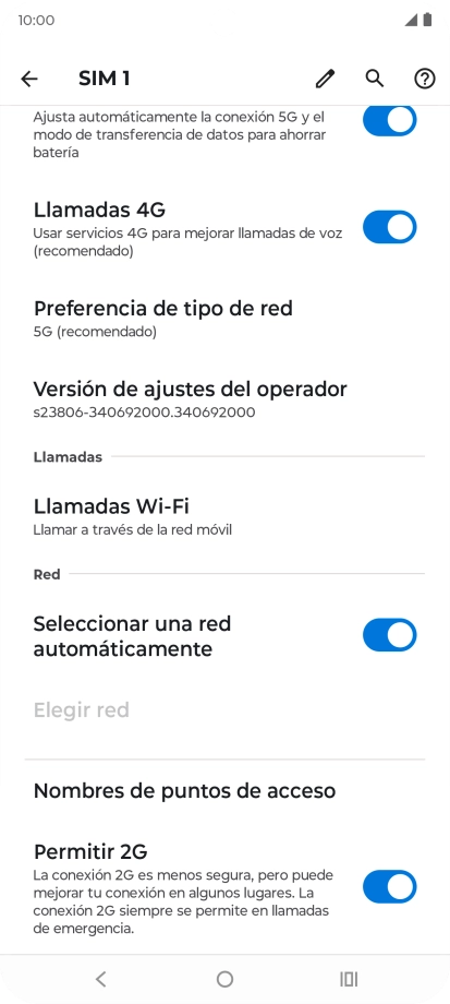 Pulsa el indicador junto a Pulsa el indicador junto a