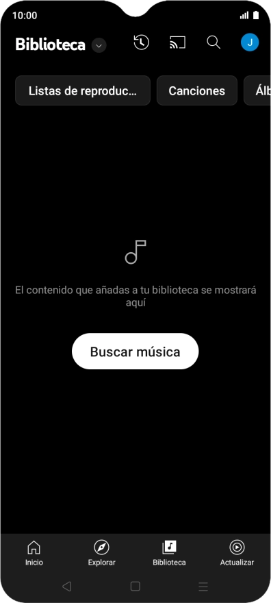 Pulsa la lista desplegable. Pulsa la lista desplegable.